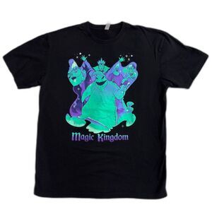 Disney Magic Kingdom Villains TShirt Unisex Large Black Oogie Boogie Graphic Tee